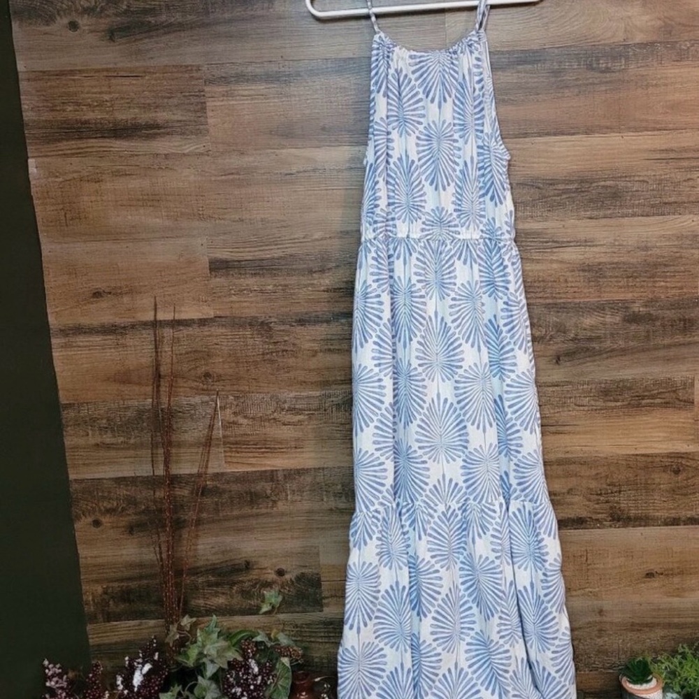 Joie Blue and White Patterned Dress